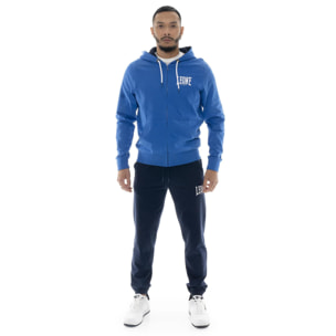 Tuta da uomo in cotone non garzato con cappuccio Leone Boxing legend