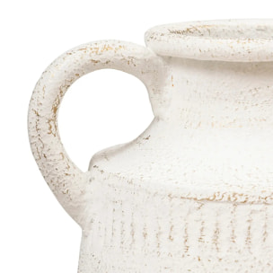 Cruche "Eran" blanc H41cm