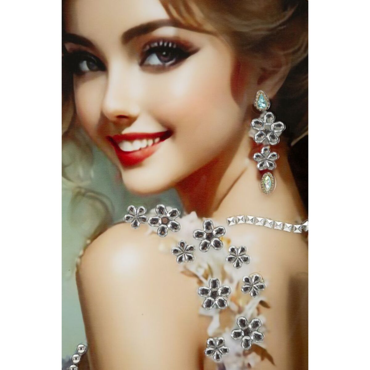 DIPINTO SU TELA LACCATO ELEGANT C/CORNICE -B- CM 52X4,5X152