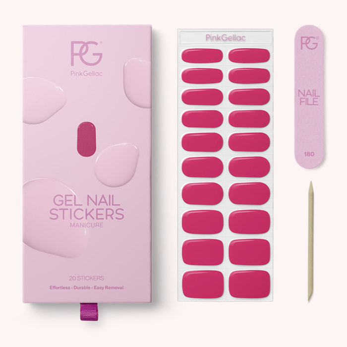 Stickers gel - 0023 Rosy Red