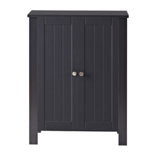 Mobiletto da bagno 2 ante grey 60x30x80 cm -Sarah