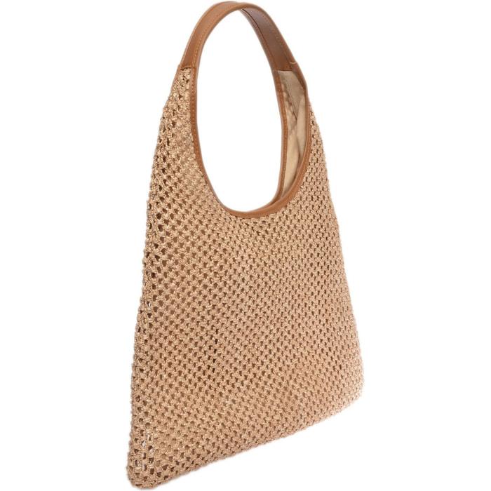 Borsa da mare Carla Ferreri Cammello