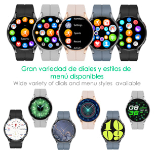 Smartwatch R6 Pro Max, pantalla AMOLED, +100 modos deportivos. Llamadas BT, notificaciones push. Monitor glucosa en sangre.