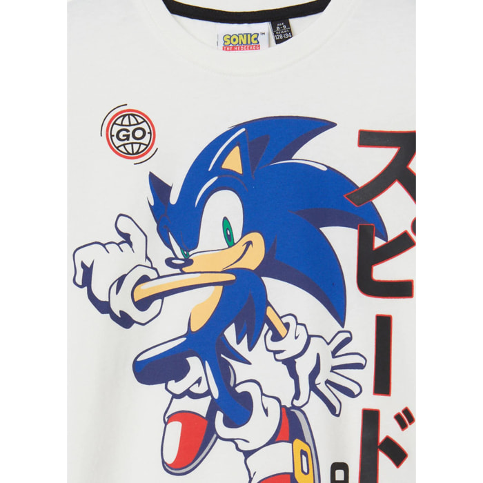 T-shirt stampa Sonic