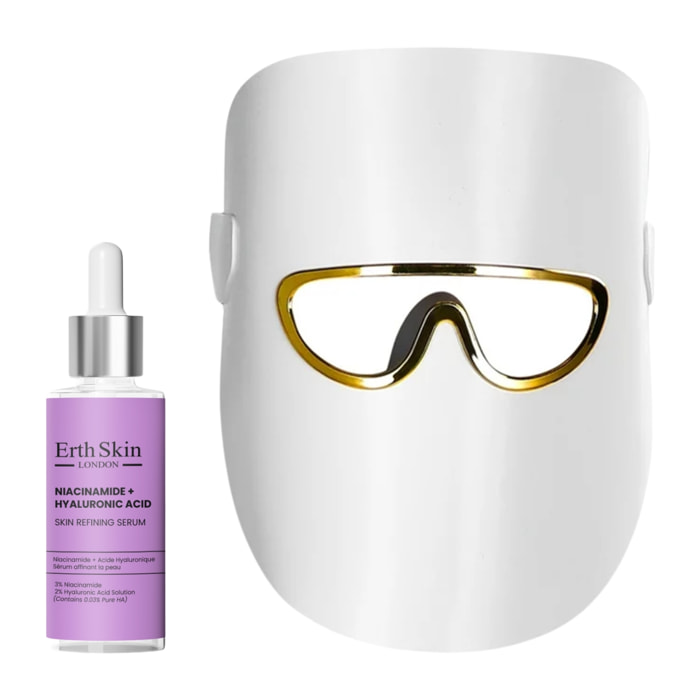 Mascarilla LED + Sérum Niacinamida 30 ml