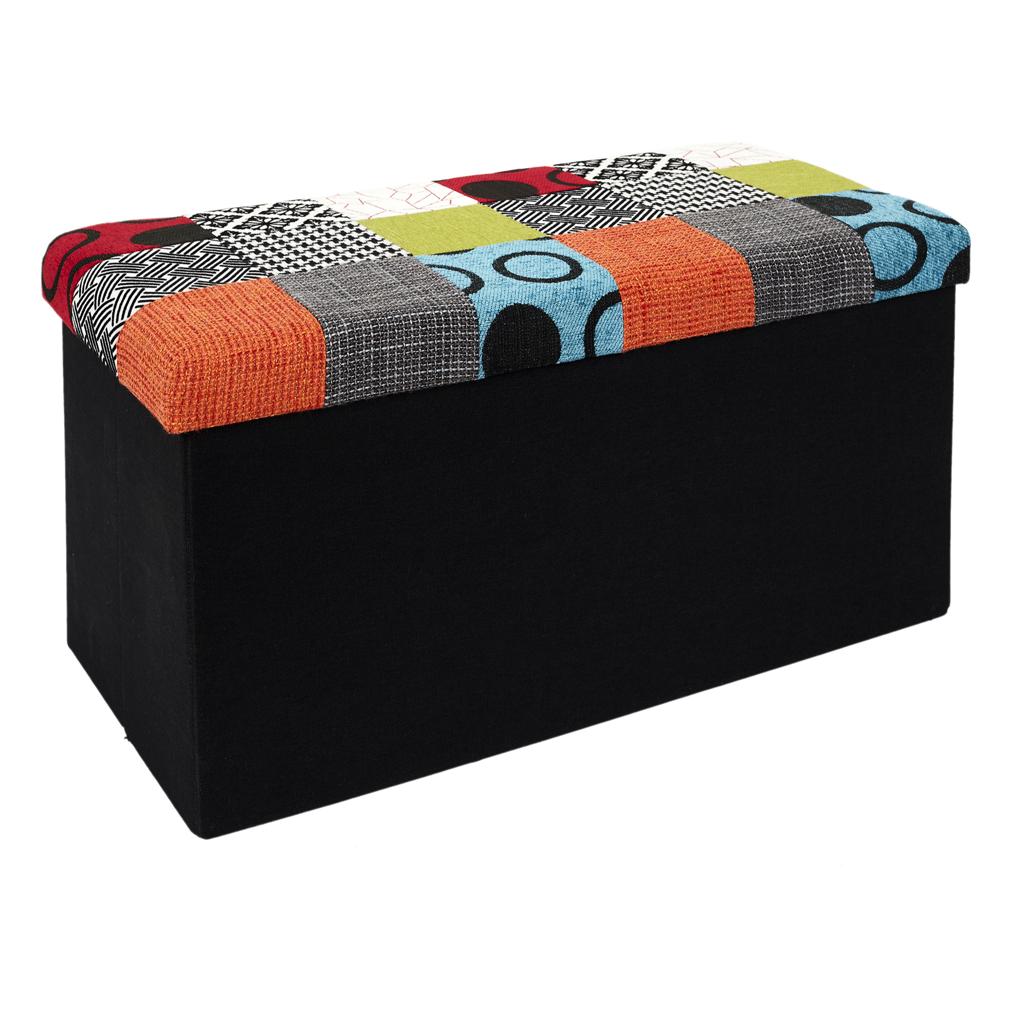Coffre Banc Pliable Patchwork