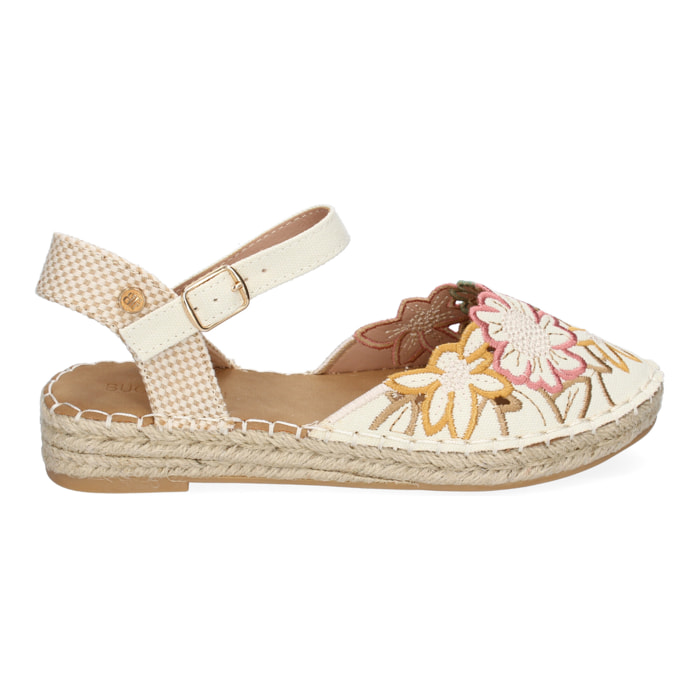 Sandalias de Mujer, Diseño Floral, Detalles Bordados, Comodas y Elegantes