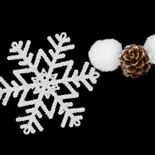 Guirlande flocons déco 1,8m