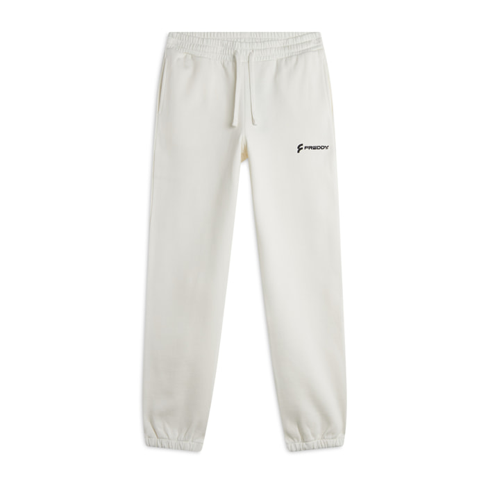 Pantalone jogger donna in felpa con piccolo logo FREDDY