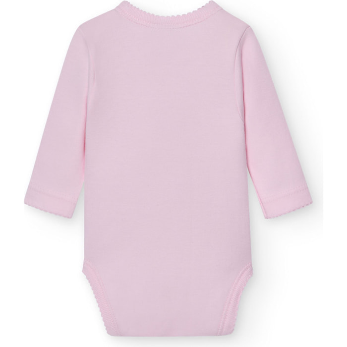 Body cruzado bebé manga larga algodón