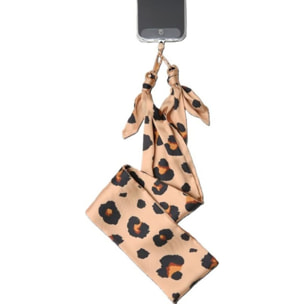 Bandoulière FORCE CASE Bandoulière foulard Léopard beige