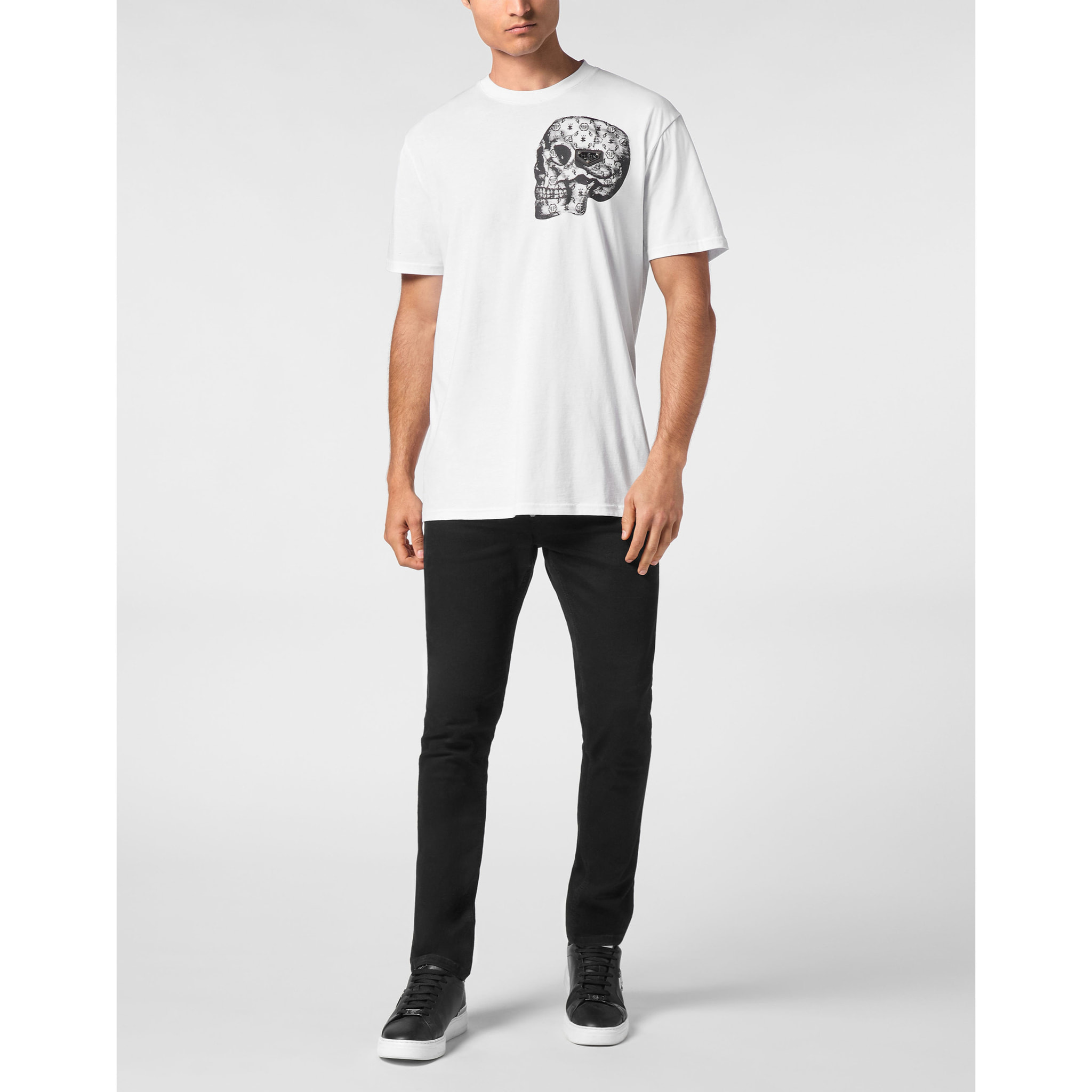 PHILIPP PLEIN T-shirt girocollo a maniche corte SKULL