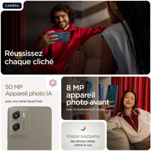 Smartphone MOTOROLA G06 Power 256Go Kaki