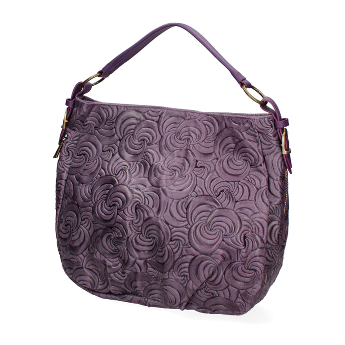 Borsa a mano  da donna In Vera pelle Made in Italy 40x32x13 cm