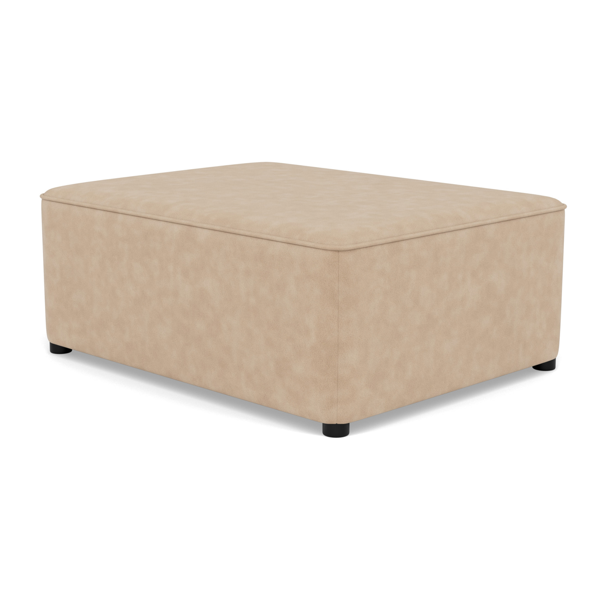 Topaze - pouf en simili - Beige