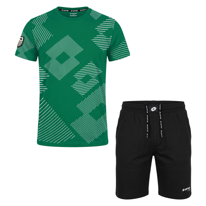 Completo Sportivo Uomo LOTTO Cotone Corto