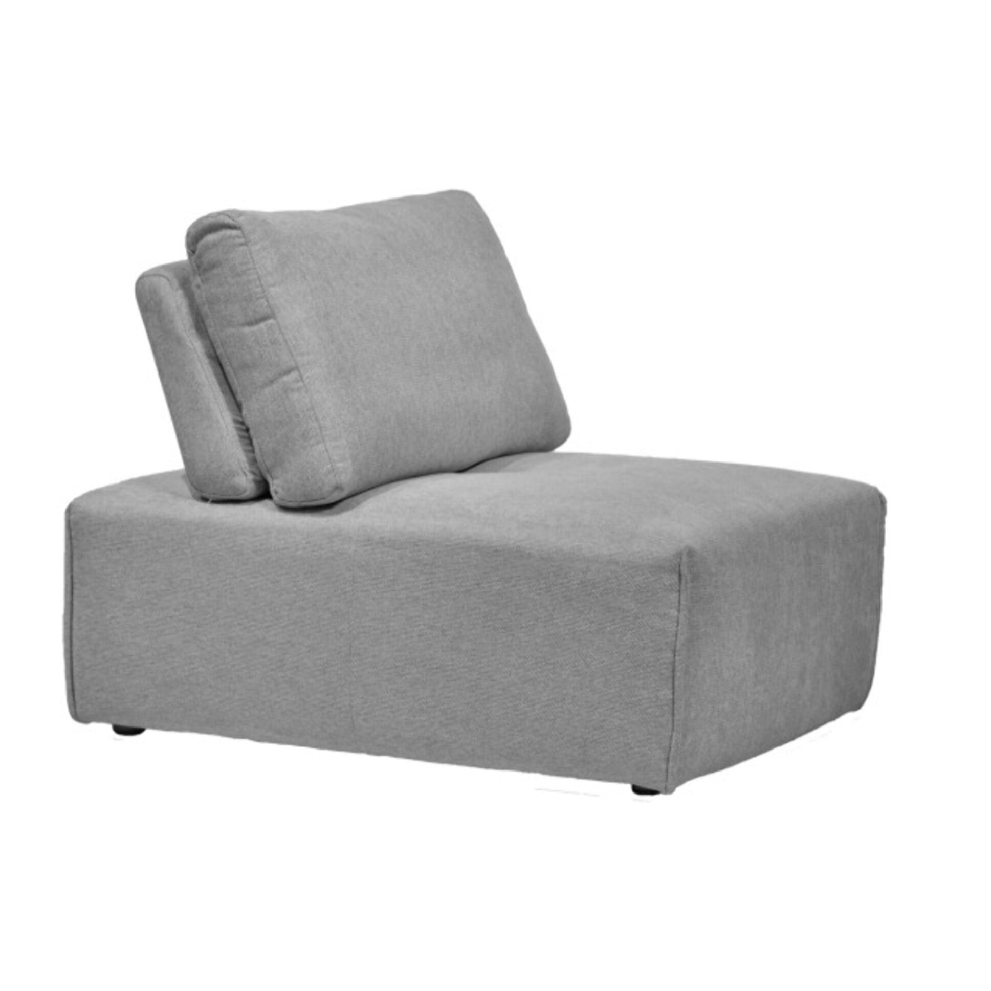 Chauffeuse en tissu pour canapé modulable - 3 coloris - FINN