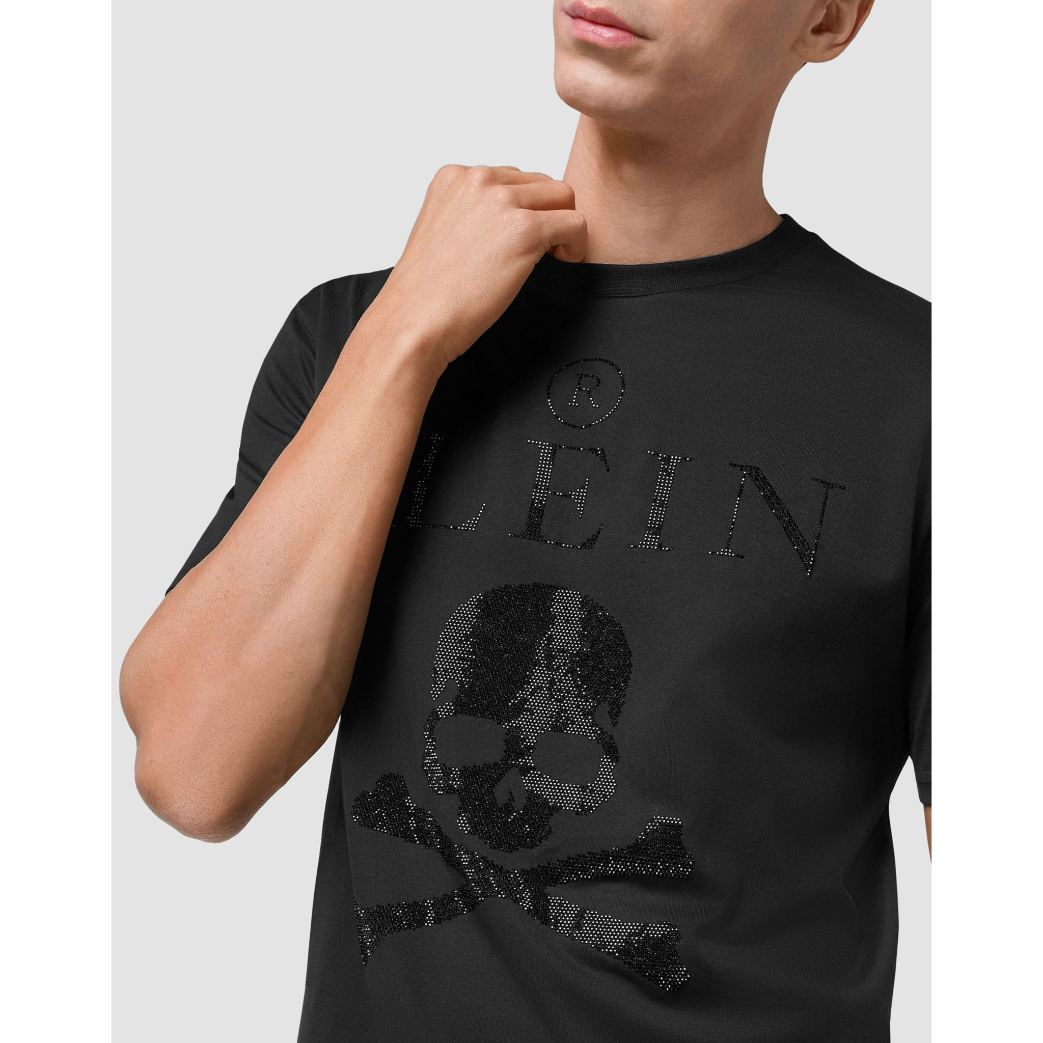 PHILIPP PLEIN Camiseta Cuello Redondo SKULL