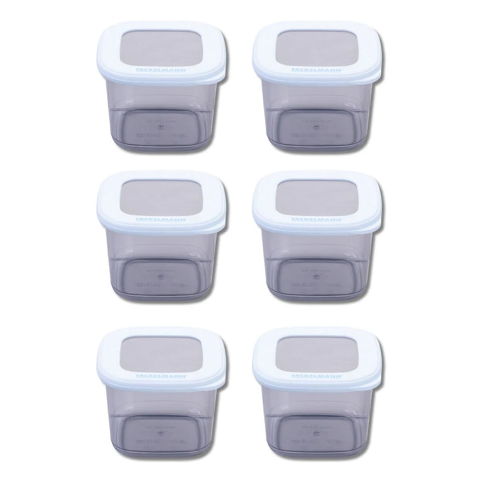 Lot de 6 Boîtes à Provisions Fackelmann Storage