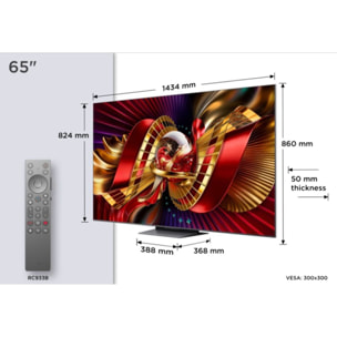 TV Mini LED TCL 65C89L (2026) 65" (164 cm)