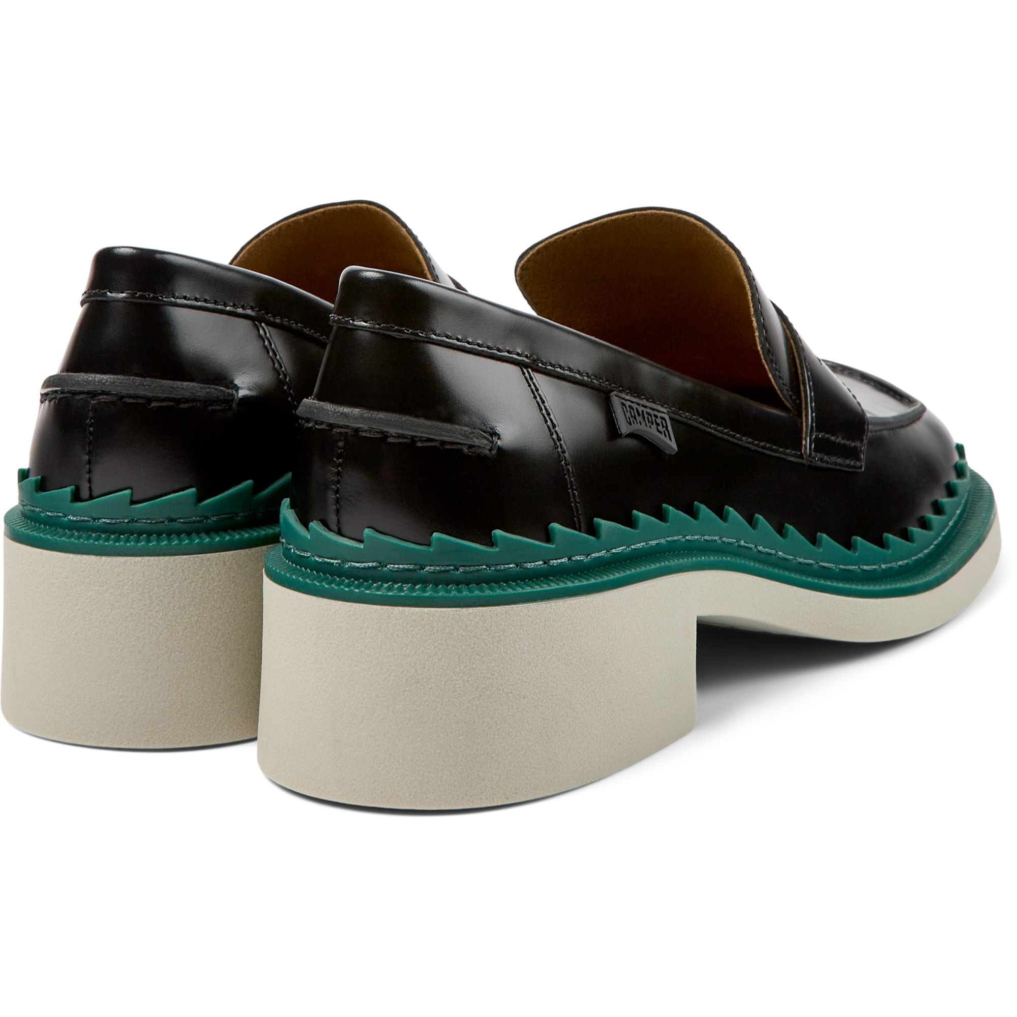 Mules - CAMPER Taylor - Negro - Cuero liso
