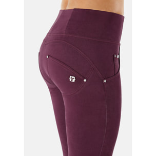 Pantaloni push up WR.UP® vita alta superskinny tessuto navetta