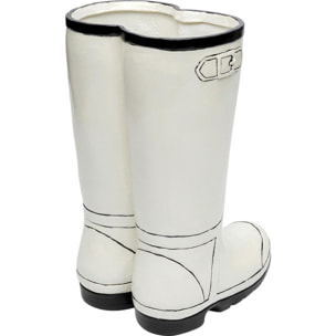 Porte-parapluies bottes blanches Kare Design