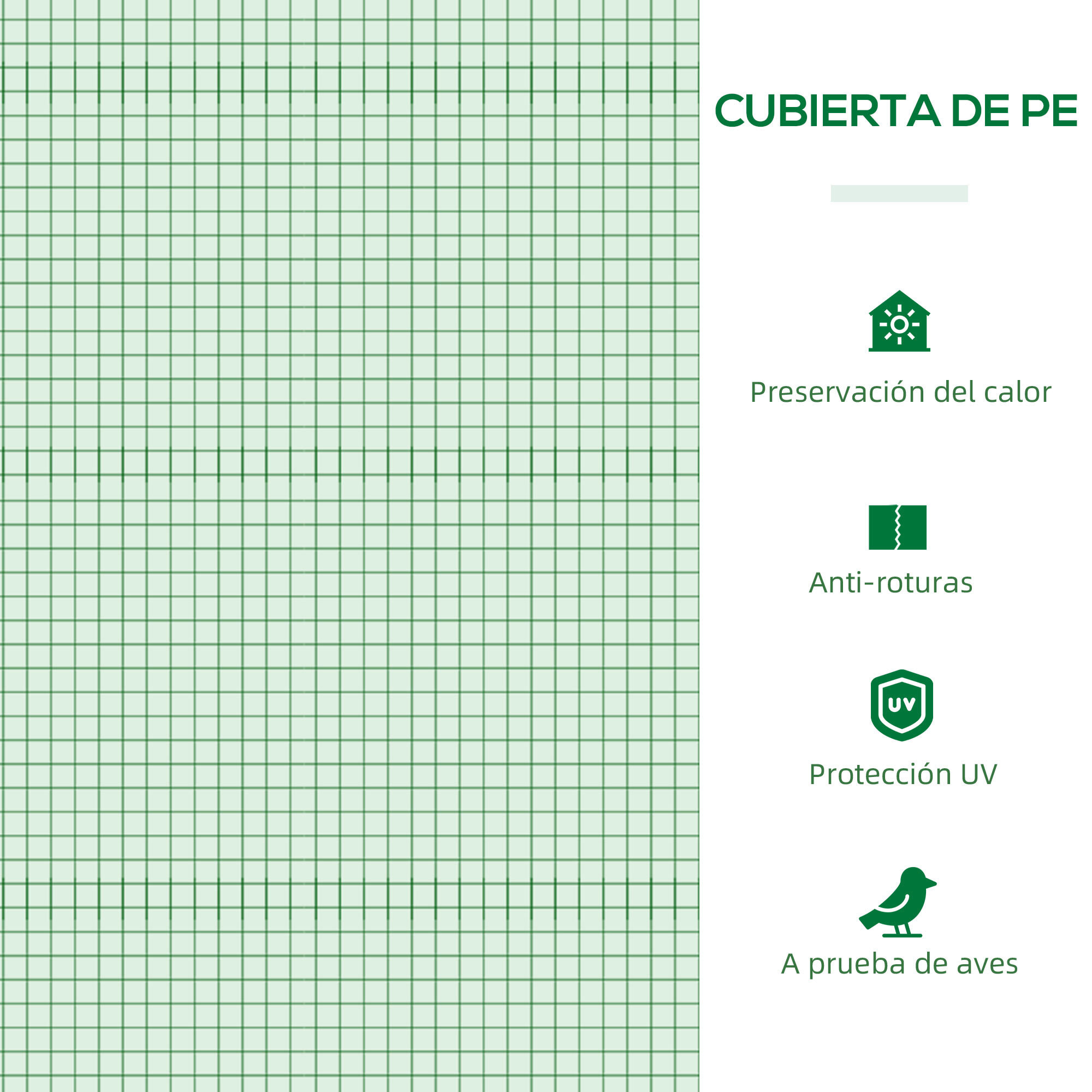 Invernadero de Exterior, 200x80x45 cm, Invernadero de Jardín con 4 Ventanas Enrollables de Malla, Marco de Acero y Cubierta de PE 140g/ãŽ¡ Anti-UV para Cultivos, Plantas, Flores, Verde