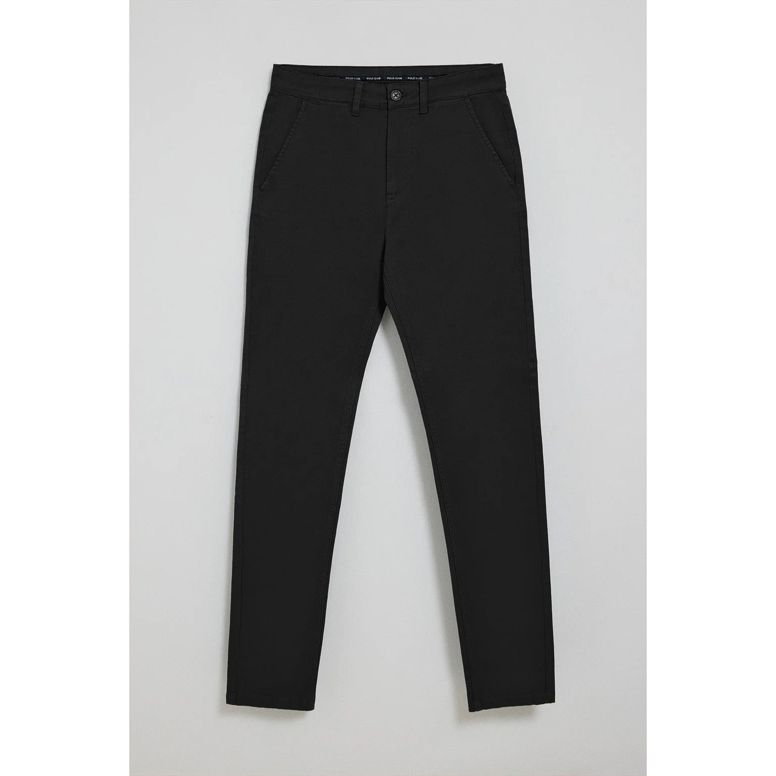Pantaloni chino slim Moore neri