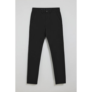 Pantaloni chino slim Moore neri