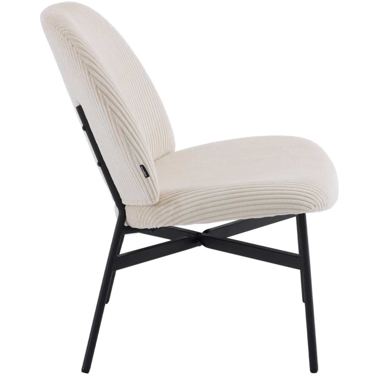 Fauteuil en velours côtelé - PETRA