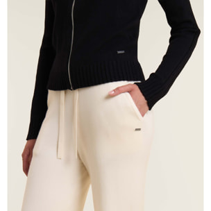 Pantalone donna gamba dritta in tricot