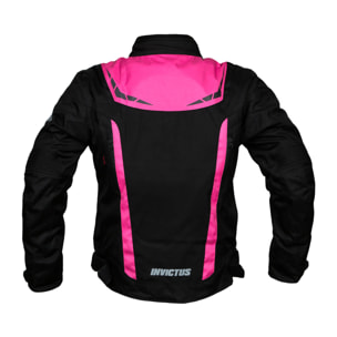 CHAQUETA DE MOTO CHICA DIANA VIOLET  INVICTUS