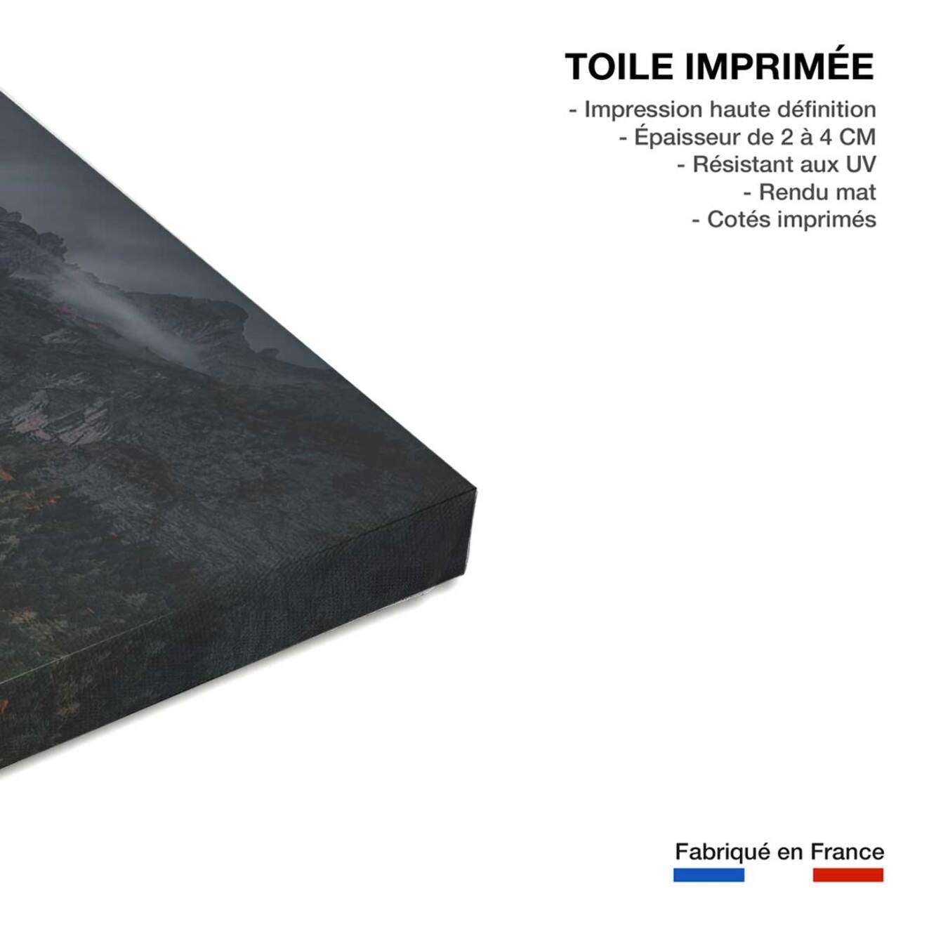 Tableau lacs en Autriche Toile imprimée