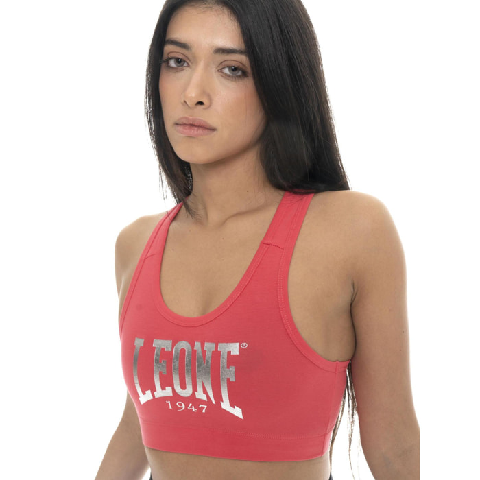 Camiseta de gimnasio mujer Leone Basic