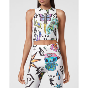 PHILIPP PLEIN Camiseta de tirantes MONOGRAM