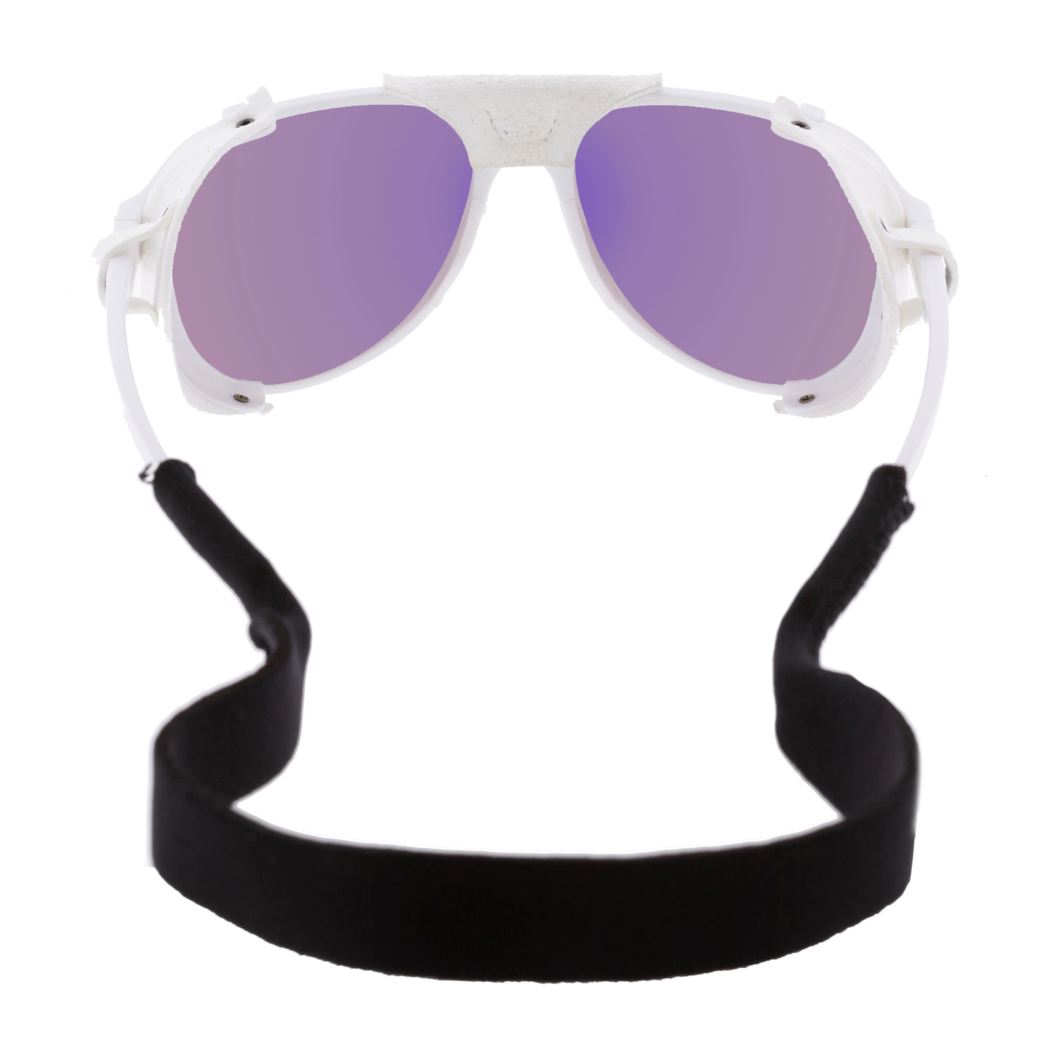 Gafas de sol OCEAN MAUI - montura blanca / lentes Revo azules