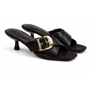 Sandali incrociati - tacco 6,0 cm