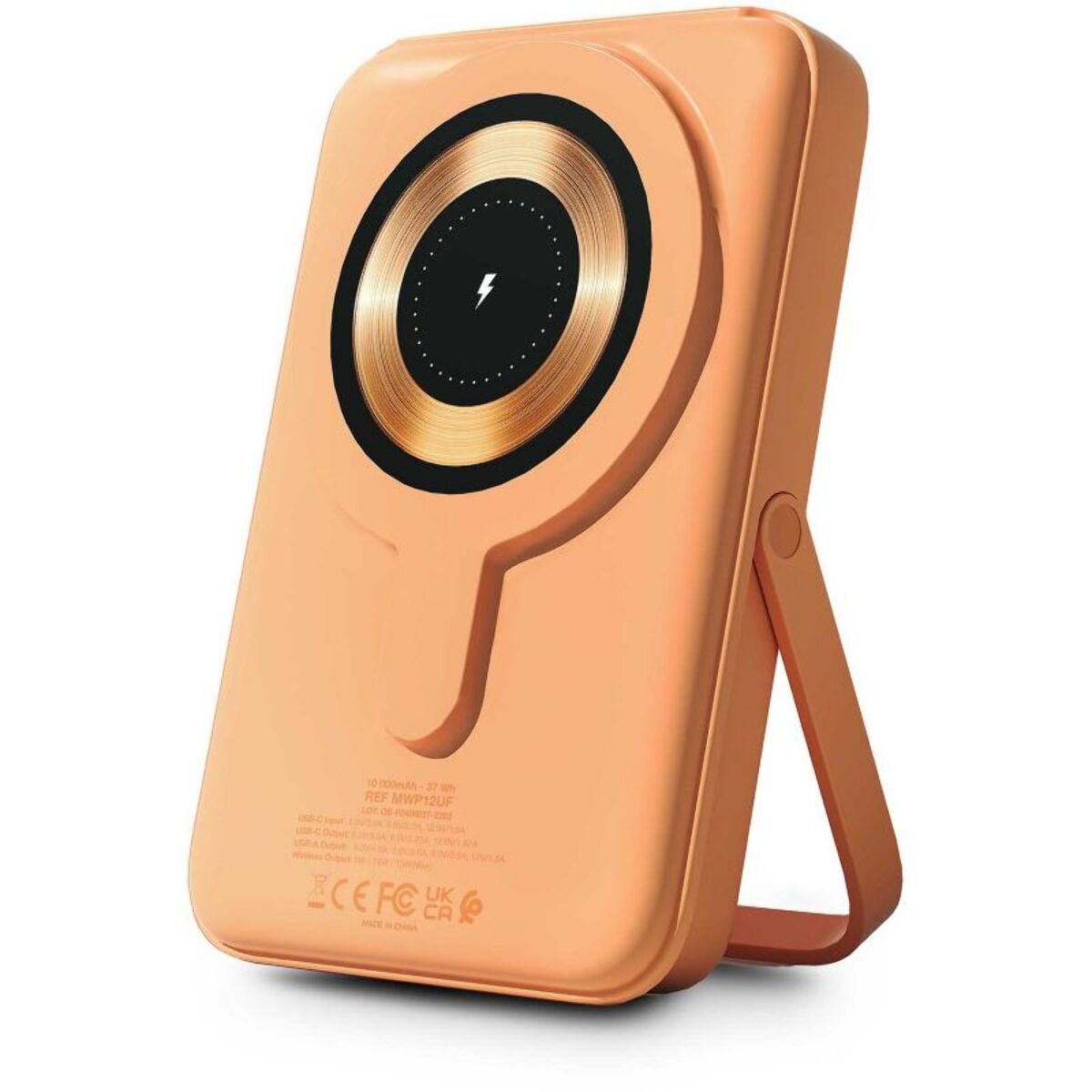 Batterie externe URBAN FACTORY 10000 mAh MagSafe Abricot