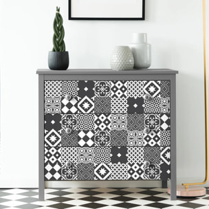Sticker carrelage - Ambiance Sticker - 60 CARREAUX DE CIMENT MEUBLE AUTHENTIQUES VOGIA - 20x20cm