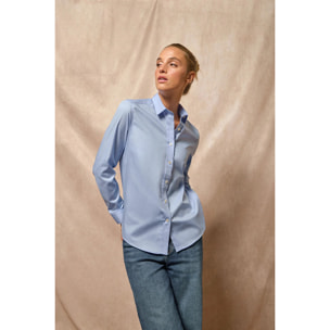 Camisa regular fit azul cielo con bordado Polo Club