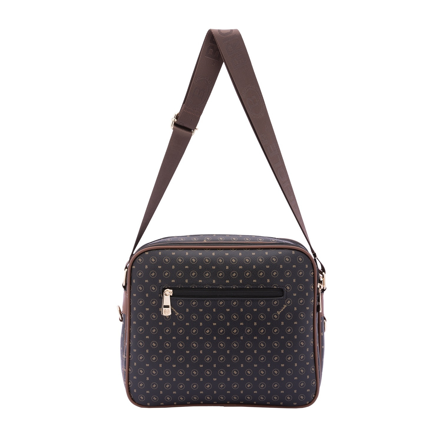 Borsa a tracolla da donna - Modello Iduna - Ecopelle e poliestere - 24.0 x 29.0 x 11.0 cm
