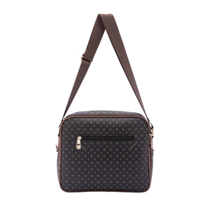 Borsa a tracolla da donna - Modello Iduna - Ecopelle e poliestere - 24.0 x 29.0 x 11.0 cm