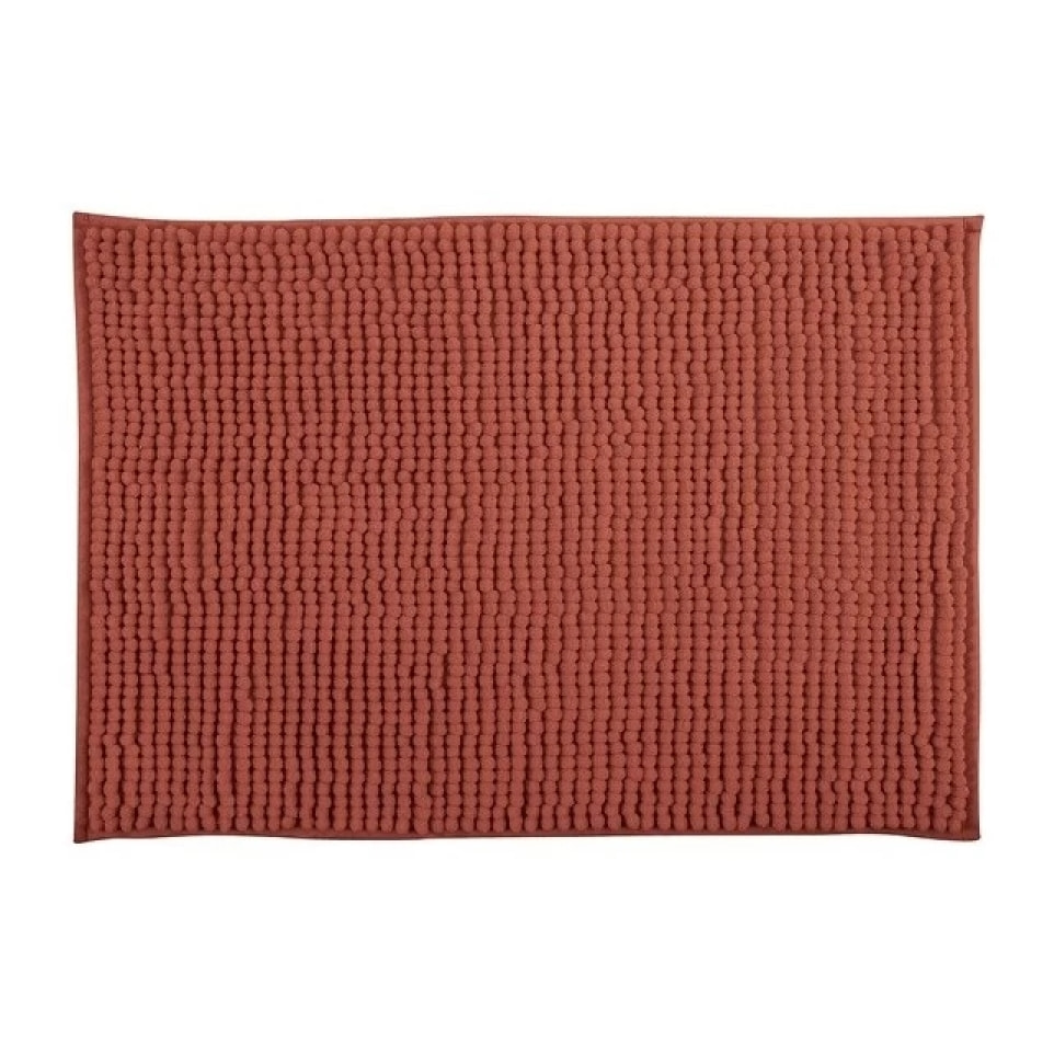 Tapis de bain Microfibre CHENILLE 60x90cm Terracotta MSV