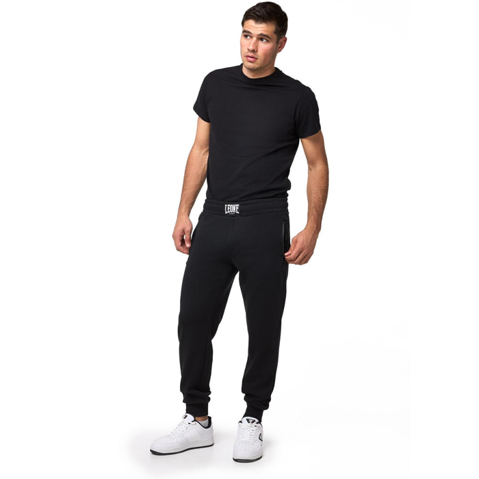 Pantalone sportivo da uomo con tasche con chiusura zip Leone B&W