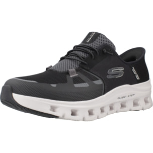 Sneakers De  Hombre Glide Step Pro Negro