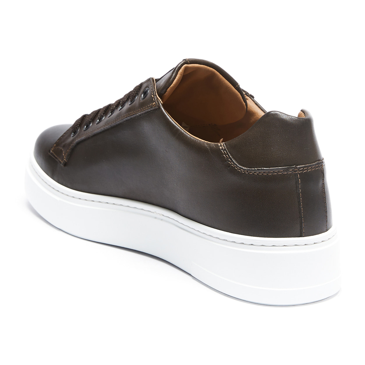 Classic Lace-up Sneaker British Passport Testa di moro