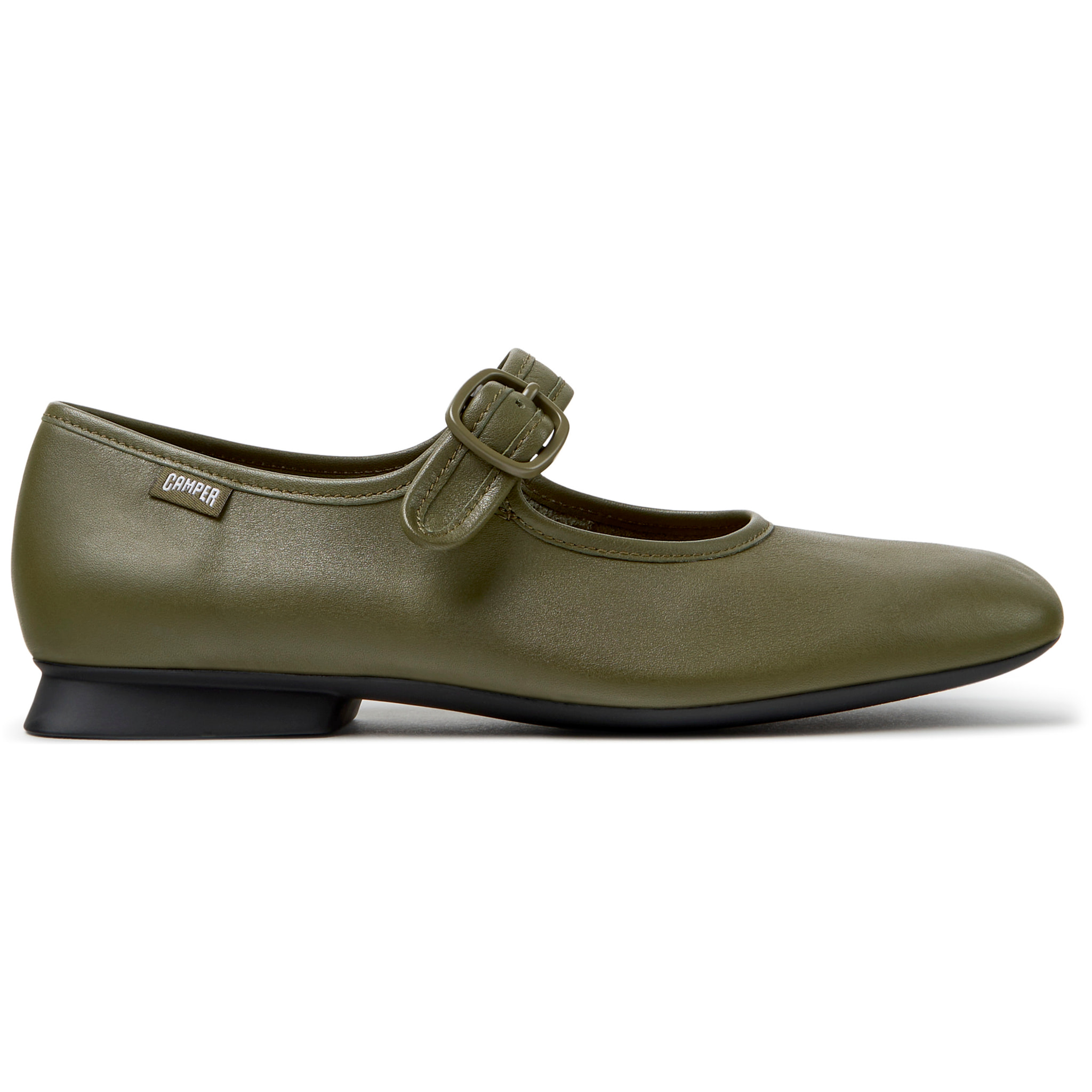 Bailarinas - CAMPER Casi Myra - Verde - Piel lisa