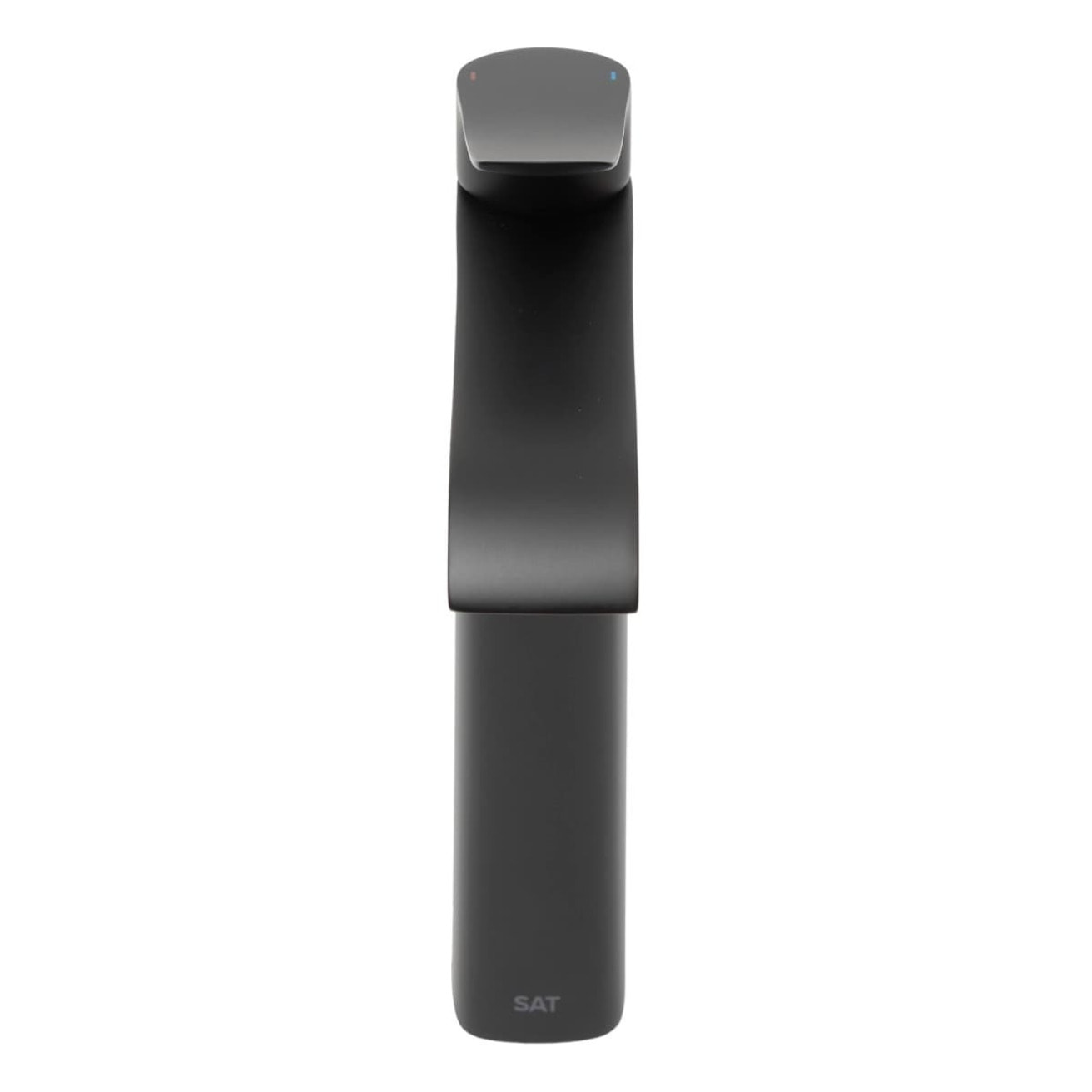Infinitio mitigeur de lavabo haut, sans vidage, noir mat SATBSINF285C avec une garantie de 5 ans