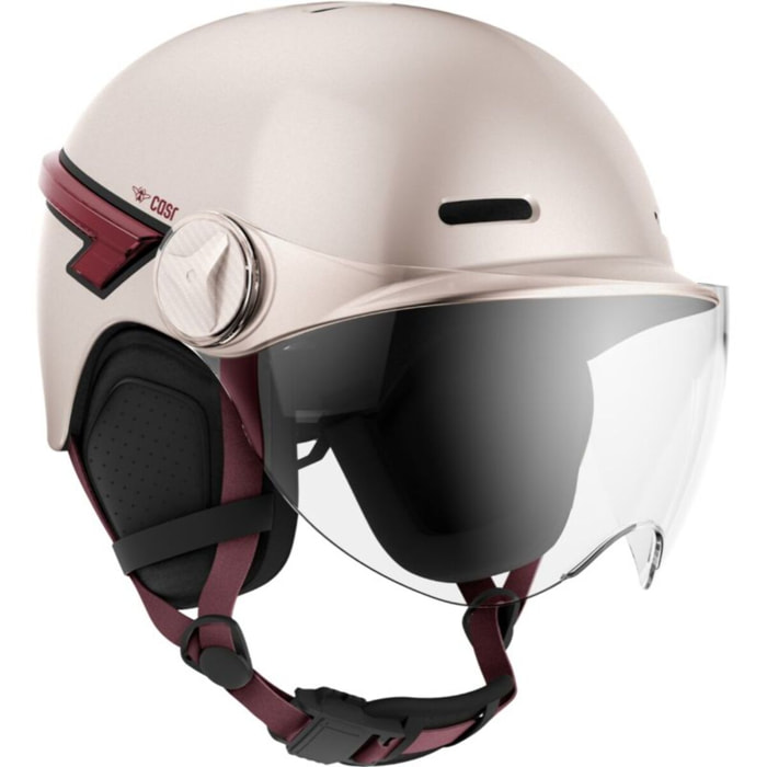 Casque CASR Led Glow rose taille M